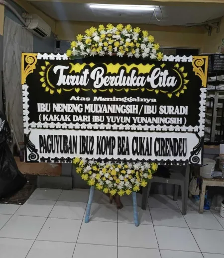 Papan Bunga Duka Daan Mogot