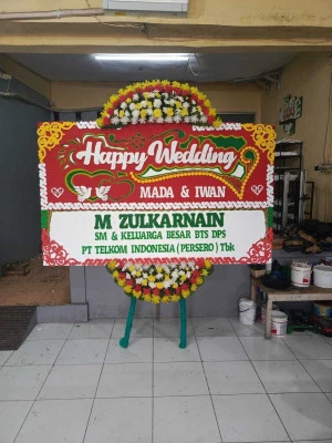 Papan Bunga di Daan Mogot