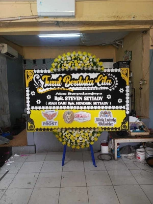 Papan Bunga di Daan Mogot